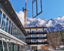 Sanierung Küche und Restaurant Hotel Eibsee